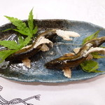 こづち - 【H24.7.18】新潟から泳いで来た鮎。