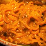 supaisushokudousawakichi - モッツァレラ麻婆麺（麺）