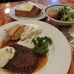 アメリカンクラブハウス - ハンバーグ定食