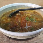 東京そば 幸福 - カツカレーうどん700円