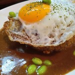 まはらじゃ - ロコモコカレー800円