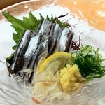 やましろ - 小鰯の刺し身