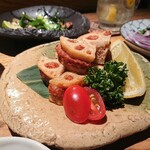 山家 - レンコンはさみ揚げ