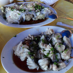 全記海鮮菜館 - 蒜蓉粉絲蒸鮮瑤柱、清蒸海上鮮。