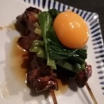 焼売酒場 タマチャン - レバニラ卵串