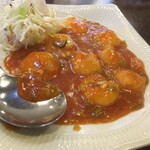 紫菜館 - エビチリ