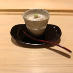 すし宮川  - 真鱈白子と蕪摺流しの茶碗蒸し