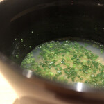 すし宮川  - 濃厚な牡蠣の出汁が拡がります♪