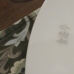 洋食屋 綺・Luck - お皿には「金港亭」(ΦωΦ)。。。ナニかカンケーあるのかな？