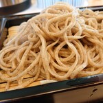 乙蕎麦 - 粗挽きせいろ アップ