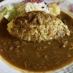 珈琲はうす あんず村 - カレーライスセットＬ