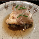 鮨みなと - 穴子白焼きポン酢の香草ポン酢