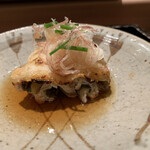 鮨みなと - 穴子白焼きポン酢の香草ポン酢
