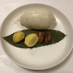 鰻はし本 - 栗アイス