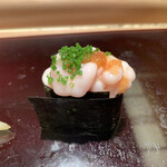 鮨みなと - 鱈白子寿司