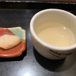 鮨みなと - 宗谷ホタテの出汁と揚げホタテ