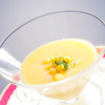 ラセーヌ - 今月限定冷製コーンクリームスープ