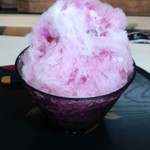いちごミルクかき氷