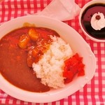 ウィンドー - 「カレーとデザートセット」真上からです（7/19UP）