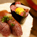 飛騨 こって牛 - 三種盛り