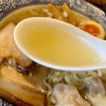 ゆいや - 和風しょうゆらーめん@850円+肉玉(4ケ)＠150円トッピング