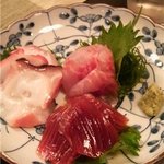 酒・肴 おまた - お造り３点盛り