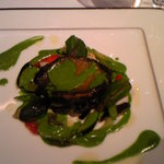 ラ・メール - 黒鮑のステーキ　深緑のソース