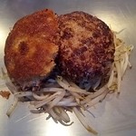 ハンバーグ一乗寺 - コンビネーションランチ