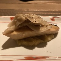 古今 本店 - さわらと栗のペースト