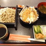 麺'TRATTORIA ほその - 天丼セット
