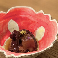 自家製粉石臼挽きうどん 青空blue 本店 - 煮蛸