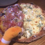 ドンブラボー - きのこと生ハム/クワトロフォルマッジ