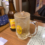 まるやすやきとり店 - ホッピーセット