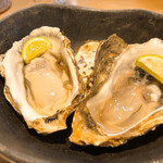 石臼挽き手打 蕎楽亭 - 生牡蠣(昆布森)  1ケ580円