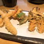 石臼挽き手打 蕎楽亭 - 天ぷら盛合せ　5,400円