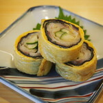 岩男寿司 - 地鯖の錦糸巻