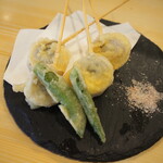 岩男寿司 - 太刀魚の天ぷら