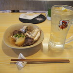 岩男寿司 - ブリ大根 ＆ ハイボール