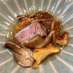 柚木元 - 茸と信州牛のコラボ