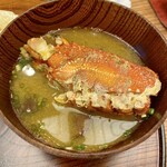 柚木元 - 伊勢海老のスープ茸入り