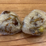 柚木元 - ご飯はお握りにしてくれました