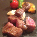 鉄板焼 旬 - 宮崎牛のサーロイン