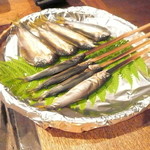 柳家 - 鮎の干物が登場です