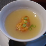 温泉山荘 だいこんの花 - 冬瓜すり流し