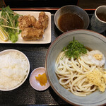 広島うどん じん - 3唐セット780円