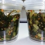 Karuizawa Farmer's Gift - 野沢菜昆布、野沢菜昆布わさび風味 各540円(税込)