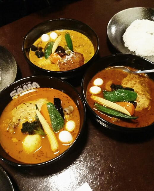Sama 大谷地総本店 サマ ひばりが丘 スープカレー 食べログ
