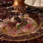 トラットリア・フランチェスカ - 佐島産イナダのカルパッチョ