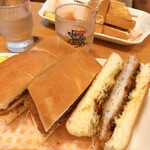 Komeda Kohi Ten - 味噌カツサンド