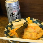 丸健水産 - 2012.7 おでんセット（700円）酒は日本酒、ビール、チューハイから選べます